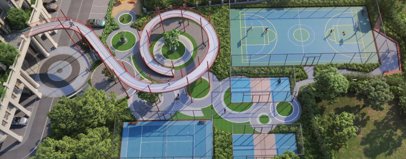 Ground Amenities at Krisala × Hiranandani Township Phase 3