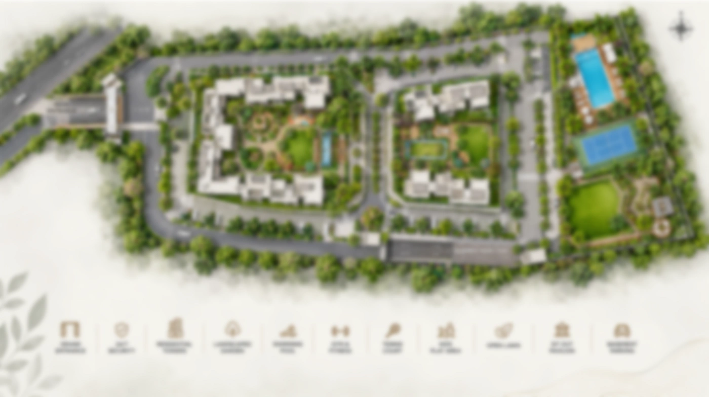 Master Plan of Krisala × Hiranandani Township Phase 3